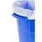 United Solutions COLORmaxx Trash Can, 32 gal Capacity, Plastic, Blue, Lid Closure TI0028 - alternate 3