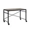 Homeroots 47" Brown and Black Writing Desk 491527 - alternate 1