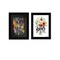 Homeroots Set Of Two Love and Bloom Black Framed Print Wall Art, 2PK 407965 - alternate 1