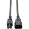 Eaton Tripp Lite Series Laptop Power Adapter Cord, C14 to C5 Adapter - 7A/125V or 2.5A/250V, 18 AWG, 6 P014-06N - alternate 1