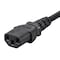 Monoprice SJT Extension Cord, 16 AWG, Indoor, 16/3, 1 Outlets, IEC 60320 C13, Black, IEC 60320 C14, 25 ft 40106 - alternate 8