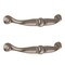 Brixwell Traditional Design Barrel Arch Cabinet Bar Pull 3-3/4 in Center To Center Satin Nickel Pair BX9267881 - alternate 1