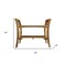 Homeroots Rectangular Teak Shower Bench With Shelf And Handles In Naturalfinish 376720 - alternate 7