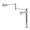 Kingston Brass Deck Mount Pot Filler Faucet with Knurled Handle, Polished Chrome KS4701RKX - alternate 1