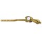 Kingston Brass Front Mount Toilet Tank Lever, Brushed Brass KTBAL7 - alternate 1
