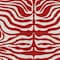 Homeroots 3' X 5' Red And Ivory Animal Print Washable Indoor Outdoor Area Rug 600648 - alternate 9