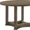 Homeroots 47" Oak Wood Pedestal Base Round Top Dining Table 631289 - alternate 7