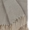 Homeroots Tufted Beige Fringed Woven Handloom Throw 476223 - alternate 4