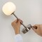 Jonathan Y Natalia 12.25" Modern Minimalist Iron Rechargeable Integrated Portable LED Table Lamp, Nickel/White JYL7108A - alternate 11