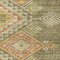 Homeroots 5' X 8' Green And Terra Cotta Southwestern Washable Indoor Outdoor Area Rug 603540 - alternate 8