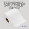 Pacific Blue Envision Toilet Paper, 2 Ply, 550 Sheets/Roll, 4 in x 4 in Sheets, Std Core, White, 80PK 19880/01 - alternate 11