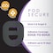 Coverguard CGM Overpatch, Omnipod 5 Insulin Pod, Black Cross-strap Design, Waterproof Adhesive, Anti-Fray, 25PK 101-301B - alternate 7