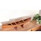 Homeroots 6" Wood Brown Solid Wood Hand Painted Model Boat Tabletop Sculpture 364263 - alternate 8