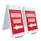 Signmission Additional Parking With Arrow, A-Frame & 2 Decals Installed, Heavy-Duty Plastic Frame SBHD-D-2436-AdditionalParkingWithArrow - alternate 5