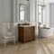 James Martin Vanities Brookfield 36 in. Single Vanity, Honey Oak, w/ 3 CM White Zeus Silestone Top 547-V36-HNO-3WZ - alternate 4