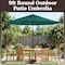 Villacera 9-Foot Outdoor Patio Umbrella with Base, Green 83-OUT5440B - alternate 13