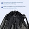 Simple Deluxe 17x17in Barrier Netting, Black Media Bag with Drawstring for Most Pumps, Pond Biological Filters LGPUMPFILTBAG17 - alternate 6