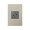 Legrand adorne 2-Module Outlet, 2 -Pole, 15 A, 125 V, Back Wiring, NEMA: 5-15R, Magnesium Silver ARTR152M4 - alternate 3