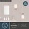 Vaxcel Laurelhurst 1-Light Wall Sconce, Satin Nickel, Frosted White Glass, 4.75-In. Wide W0574 - alternate 8