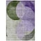 Homeroots 8' X 10' Lavender Purple And Green Geometric Washable Indoor Outdoor Area Rug 604920 - alternate 1
