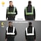 Protectx Winter Safety Vest, High Visibility Construction Workwear Vest with Pockets, Black ST-WV300D-BKBK-M - alternate 8
