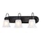Boston Harbor VANITY LIGHT 3LT MBLK/FWG 24IN OG24016 - alternate 1