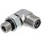 Gates Male Flat-Face O-Ring to Male O-Ring Boss - 90 SAE to SAE G60810-0406 - alternate 6