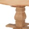 Homeroots 48" Brown Solid Wood Pedestal Base Round Top Dining Table 643962 - alternate 7