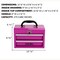 The Original Pink Box 11-Inch 2-Drawer Portable Mini Toolbox, Pink PB1102MB - alternate 6