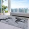 Homeroots 8' X 10' Gray And Charcoal Horse Washable Indoor Outdoor Area Rug 618658 - alternate 6