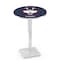 Holland Bar Stool Co 42" Chrome Connecticut Pub Table, 36" dia. Top L217C4236ConnUn - alternate 1