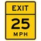 Sign Solutions Usa Traffic Sign, 24 in Width, Aluminum Sign, Vertical Rectangle DUS06DFY2430W13-2 - alternate 1