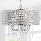 Jonathan Y Reese 17 in. Metal/Crystal LED Adjustable Drop Chandelier, Chrome JYL7468A - alternate 14