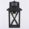 Vaxcel Rockford Outdoor Black Motion Dusk to Dawn Wall Sconce with Clear Seeded Glass Shade T0843 - alternate 8