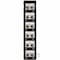 Eaton Tripp Lite Series 12-Port Wall-Mount Patch Panel for UTP Keystone Jacks, Rotatable Modules, TAA N062-012-KJ-WM - alternate 5