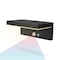 Techko Outdoor Solar Aluminum Wall Sconce with Motion Sensor & LED Lightbar, 2PK SML-3203-1-2PK - alternate 1