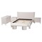Baxton Studio Laria Modern White Teddy-Bear Fabric Queen Size 5-Piece Bedroom Set 253-13996-13998-13997-13999-ZORO - alternate 7