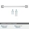 Amerock Mulholland 8 inch 203mm Center-to-Center Polished Chrome Cabinet Pull BP5353526 - alternate 4