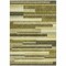 Homeroots 9' X 12' Olive Green Ivory And Beige Striped Washable Indoor Outdoor Area Rug 613306 - alternate 5