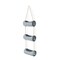Homeroots Silver Galvanized Metal Three Tier Hanging Planter 487934 - alternate 5