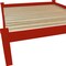 Homeroots Red Solid Wood Full Bed Frame 546714 - alternate 5
