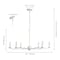 Jonathan Y Shana 35.5" 6-Light Grand Modern Transitional Adjustable Sculptural Wavy Arm Candle-Style Metal LED JYL9558A - alternate 10