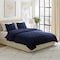 Lavish Home 3PC Velvet Queen Quilt Set & Matching Pillow Shams Medium Weight Ultra Soft Luxury Cotton Velvet 66-004-VN-Q - alternate 9