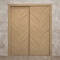 Sartodoors Sliding Closet Bypass Doors 36 x 84 inches, Ego 5005 Natural Oak, Rails Hardware Set, Wood Solid EGO5005DBD-SNA-3684 - alternate 5