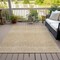 Homeroots 3' X 5' Gold And Ivory Chevron Washable Indoor Outdoor Area Rug 612256 - alternate 9