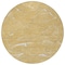 Homeroots 8' Gold Charcoal And Ivory Round Abstract Washable Indoor Outdoor Area Rug 601058 - alternate 8