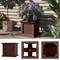 Pure Garden Rattan Style Outdoor Planter Box 14.65-Inch-Square Decorative Flower or Plant Pot 50-LG1470 - alternate 9