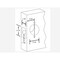 Global Door Controls GAL Series Eiffel Style Heavy-Duty Residential Cylindrical Lever, Grade 2 Privacy in Brushed Chrome GAL-1140L-R-626 - alternate 8