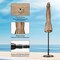 Simple Deluxe 10' Patio Umbrella Outdoor Table Market Yard Umbrella with Easy Push Button Tilt/Crank, Table Compa LGBRLA10TAN - alternate 3