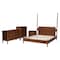 Baxton Studio Hoffman Scalloped Bedroom Set with Chest, Walnut Brown, King 272-14820-14821-14822-14824-ZORO - alternate 7